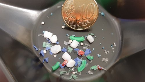 Verschiedene Arten von Mikroplastik