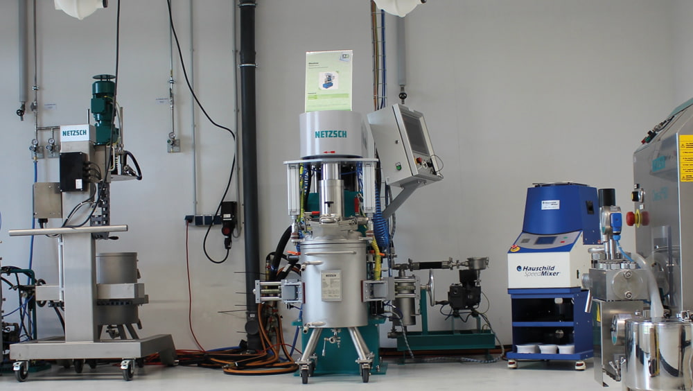 Blick ins Dispergiertechnikum Blick ins Dispergiertechnikum